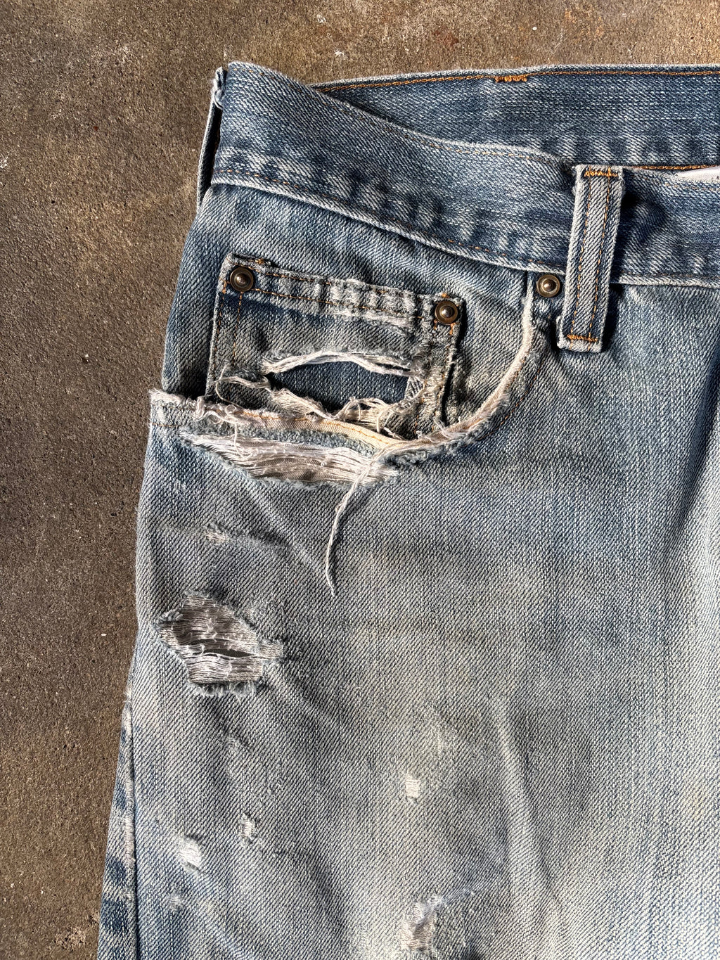 Vintage Distressed Carhartt Relaxed Jeans W 34 L 34