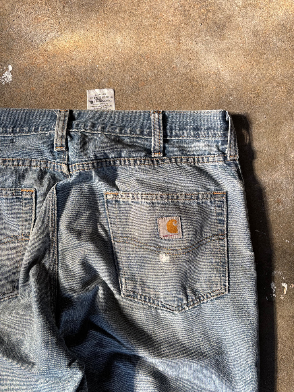 Vintage Distressed Carhartt Relaxed Jeans W 34 L 34