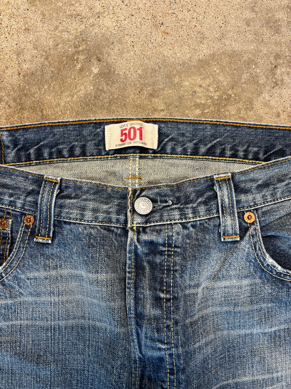 Vintage Levis 501 W 36 L 32