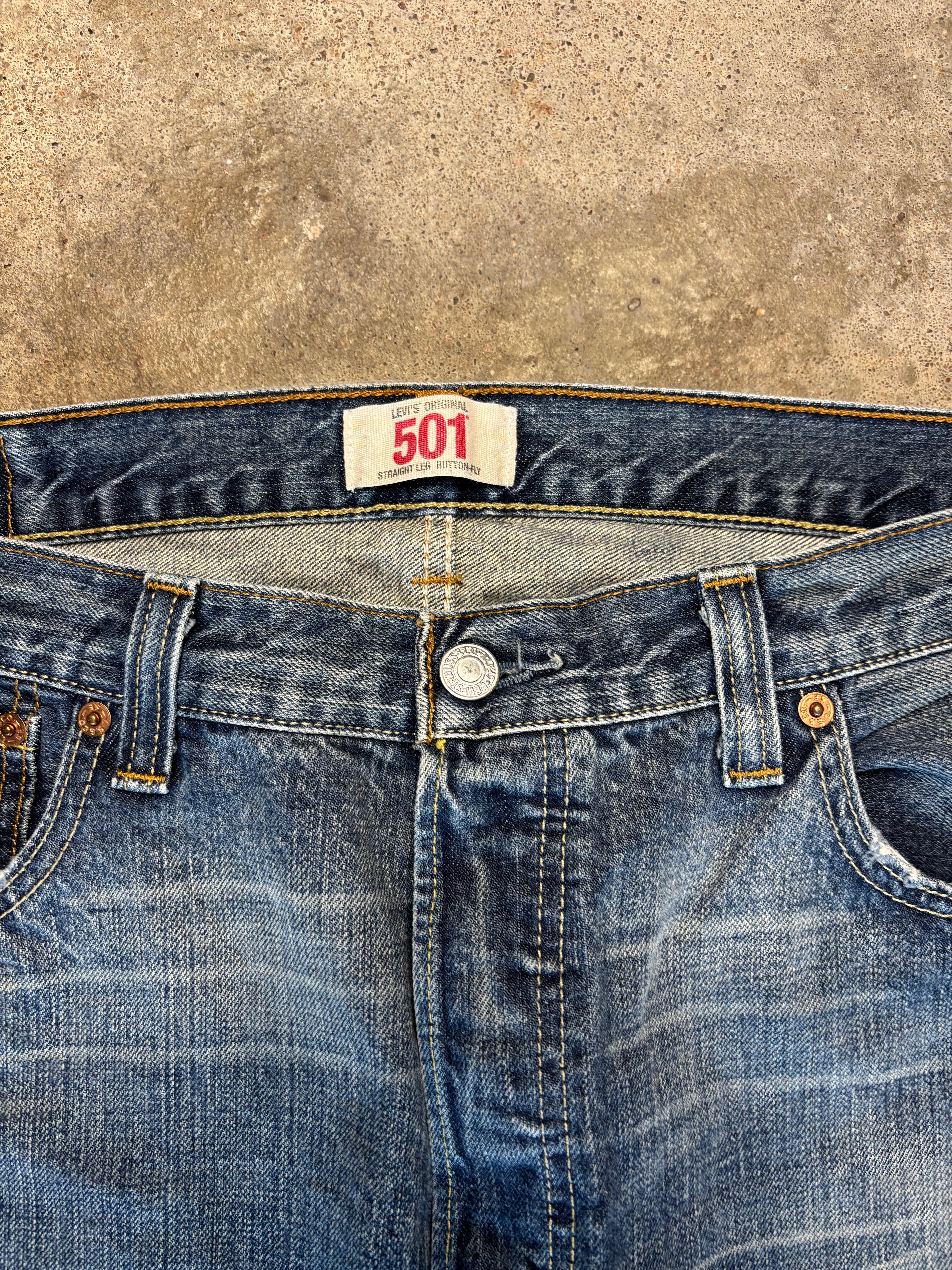 Vintage Levis 501 W 36 L 32