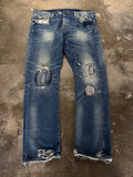 Vintage Ralph LaurenDenim & Supply Distressed and Repaired Jeans W 38 L 32