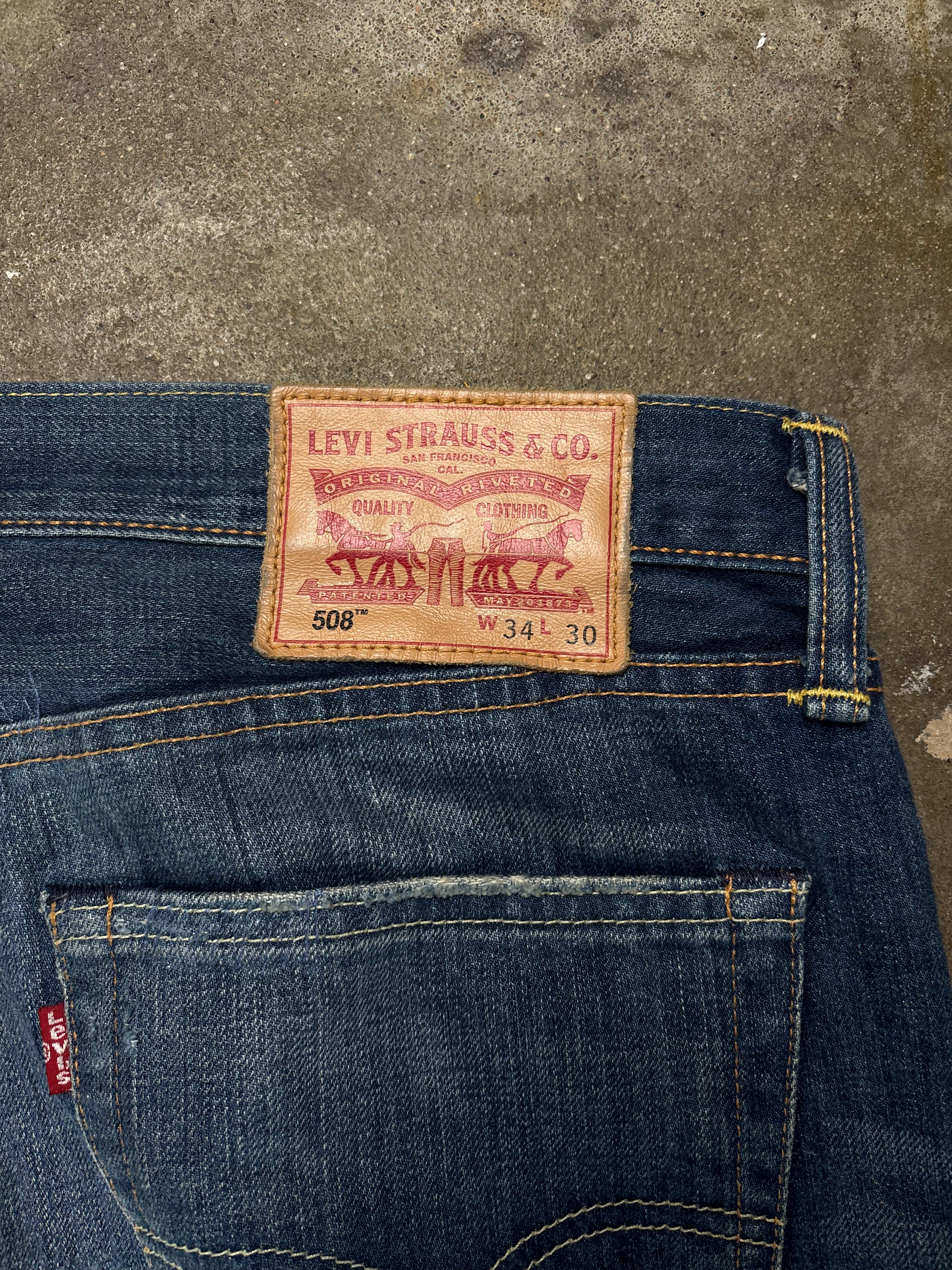 Vintage Levis 508 W 34 L 30