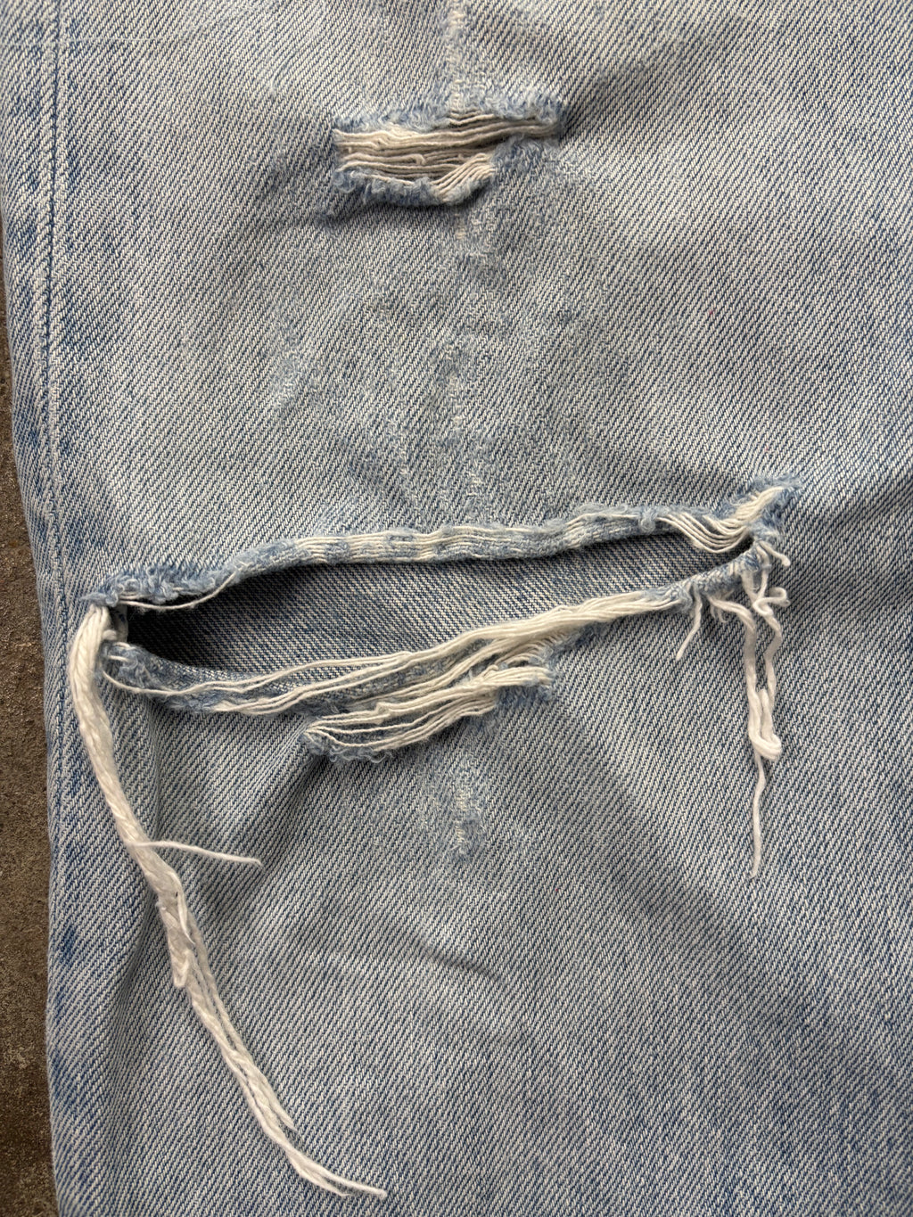 Vintage Distressed Levis 501 W 34 L 34