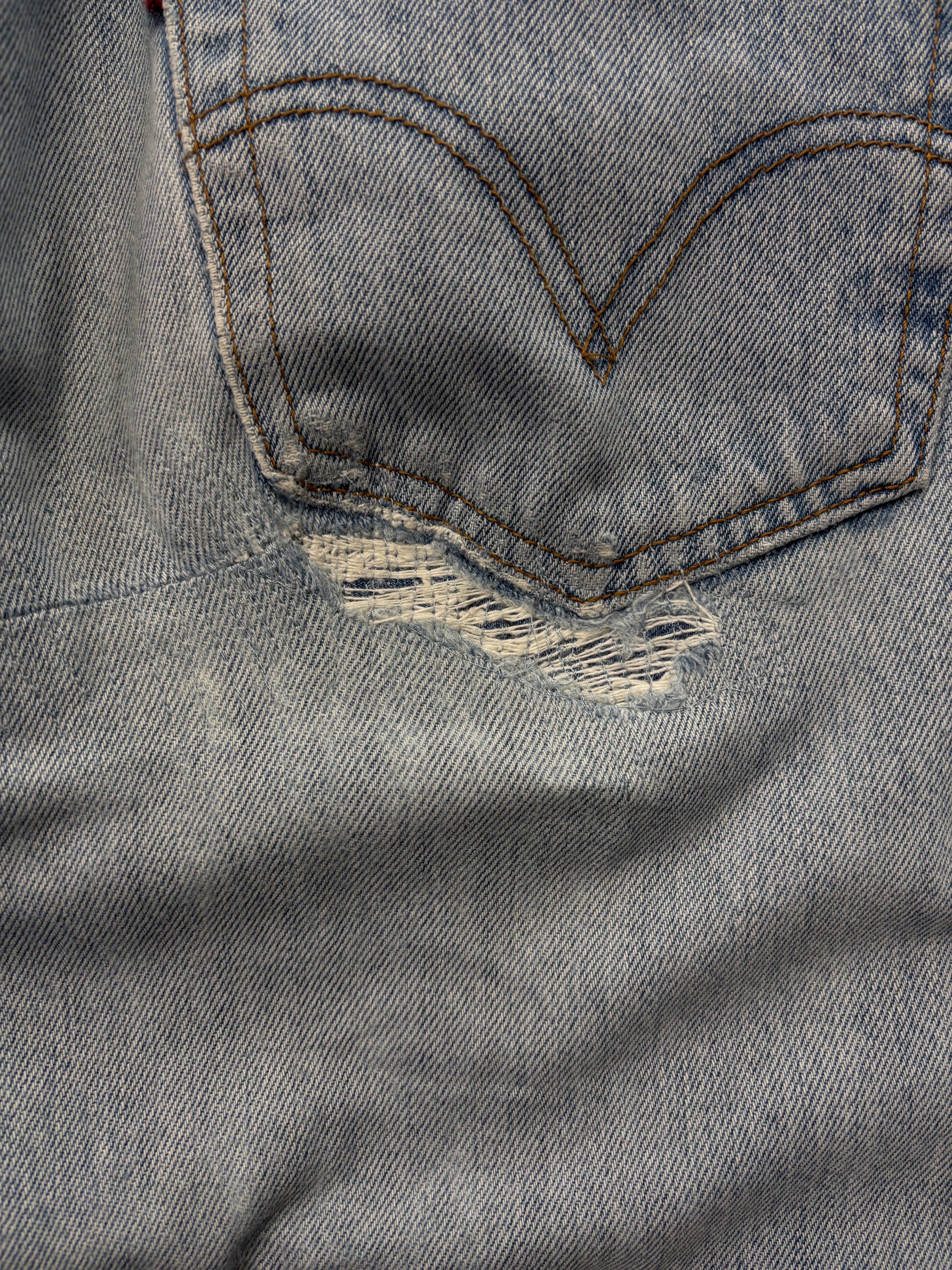 Vintage Distressed Levis 501 W 34 L 34