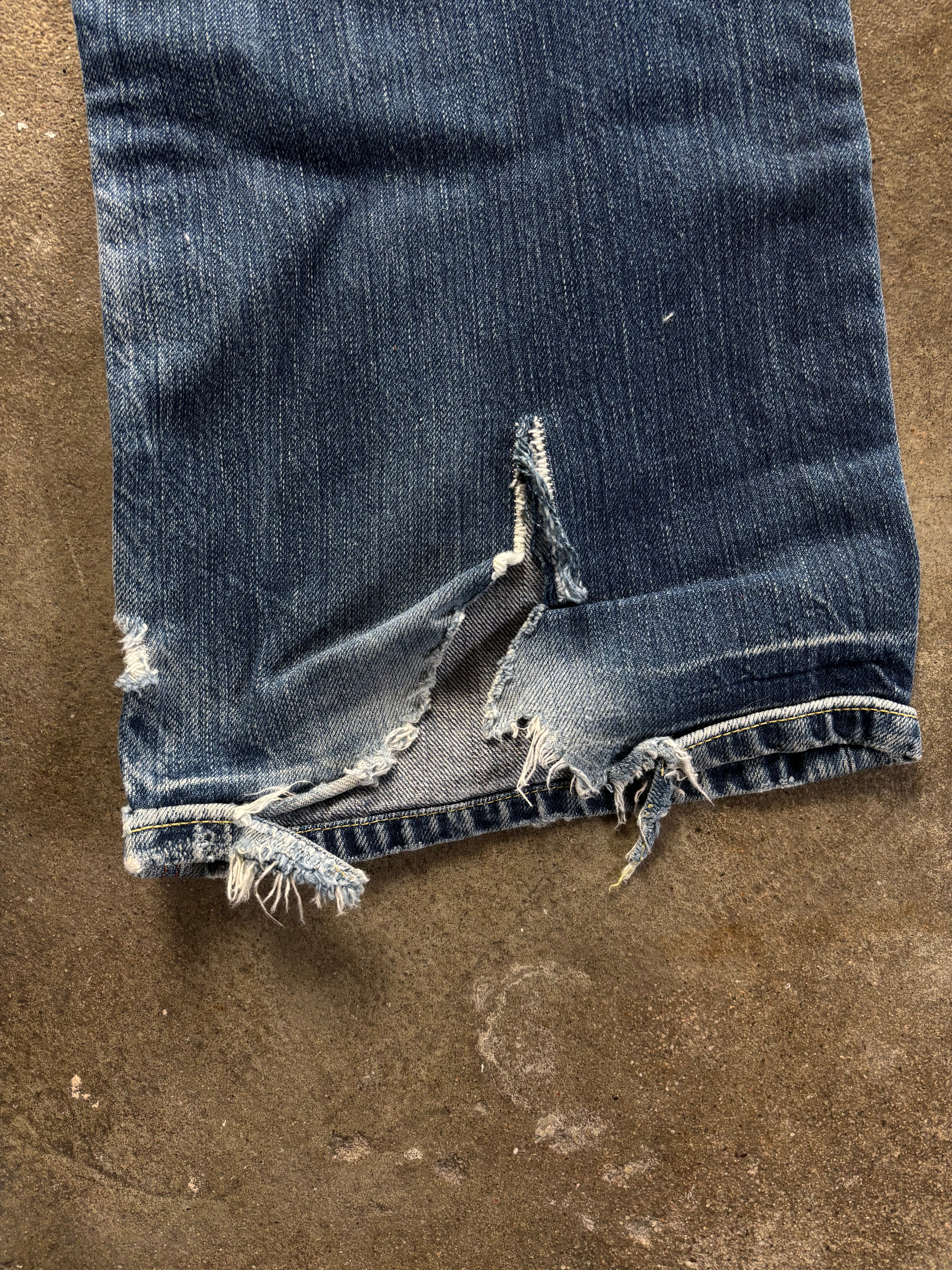 Vintage Distressed Pepe Jeans Back Pocket Stich W 30 L32
