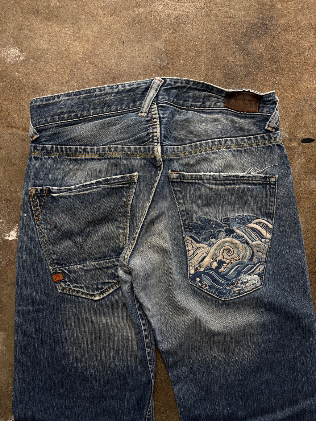 Vintage Distressed Pepe Jeans Back Pocket Stich W 30 L32