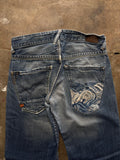 Vintage Distressed Pepe Jeans Back Pocket Stich W 30 L32