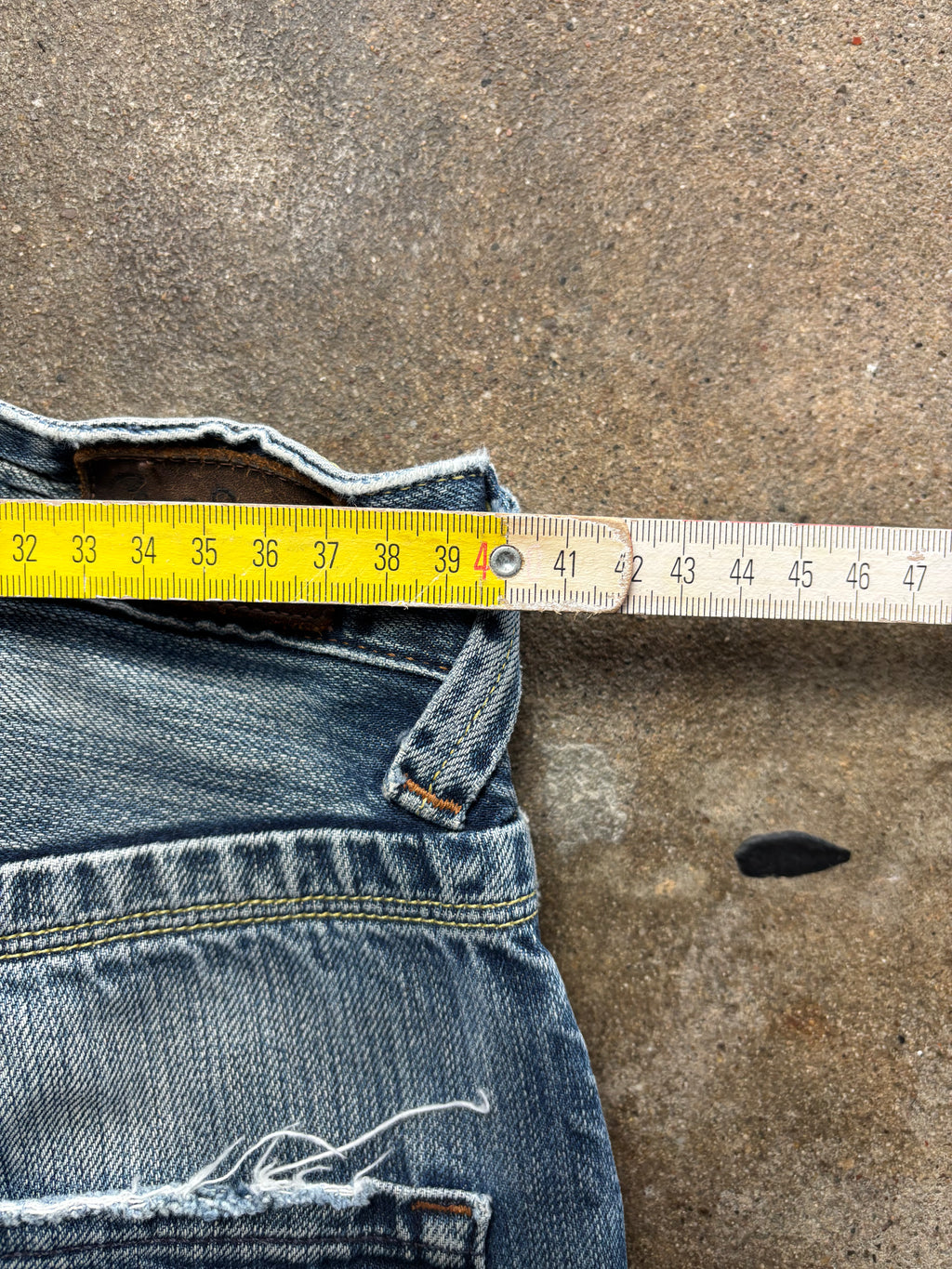 Vintage Distressed Pepe Jeans Back Pocket Stich W 30 L32
