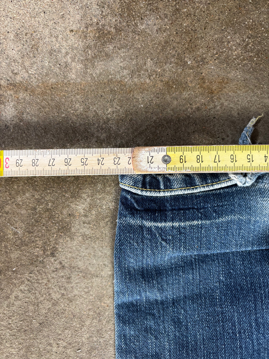Vintage Distressed Pepe Jeans Back Pocket Stich W 30 L32
