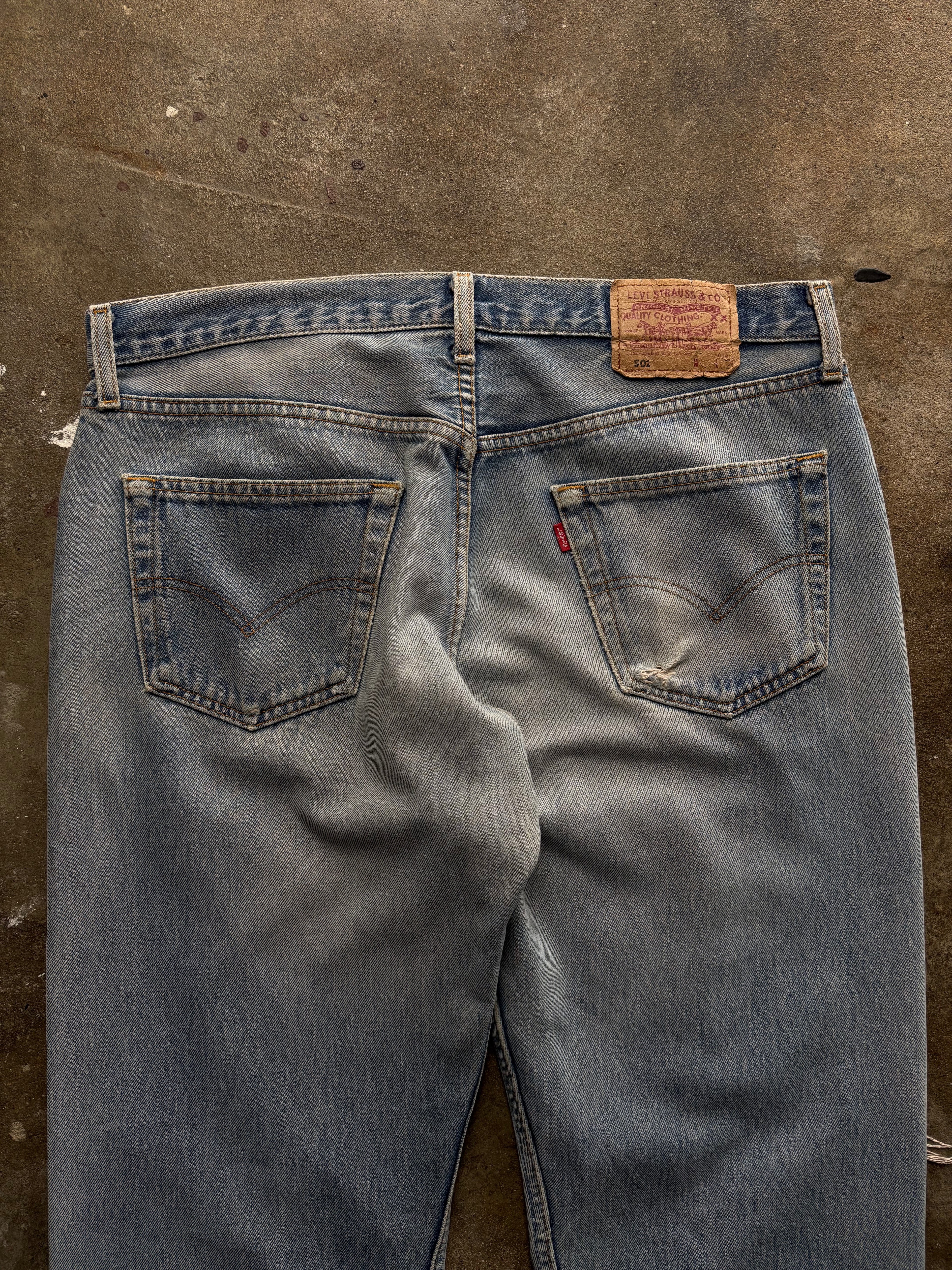 Vintage Distressed Levis 501 W 34 L 34
