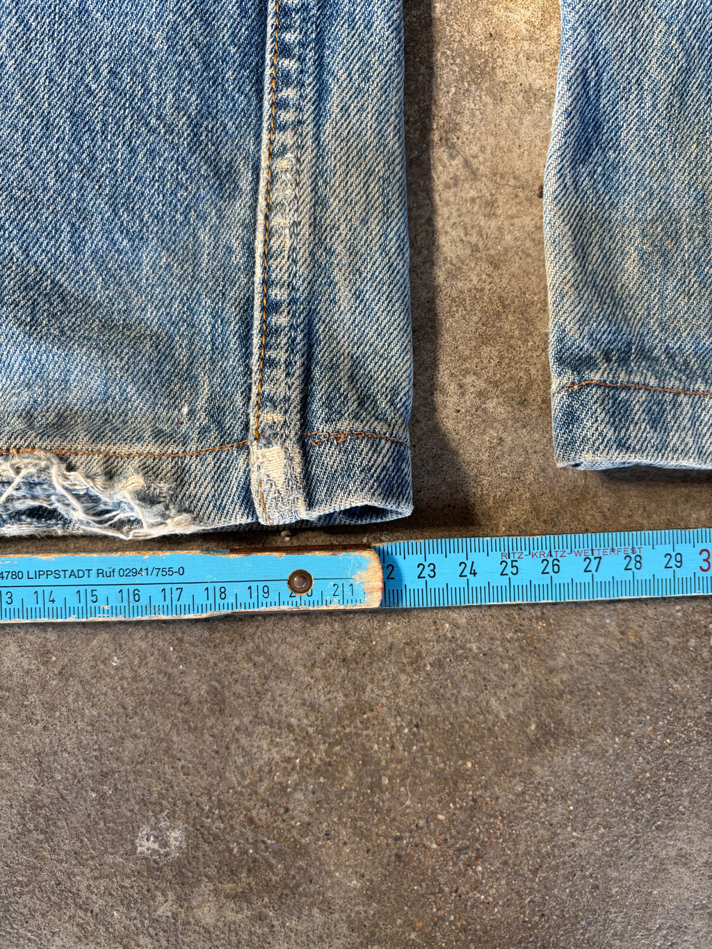 Vintage Distressed 501 W 34 L 34