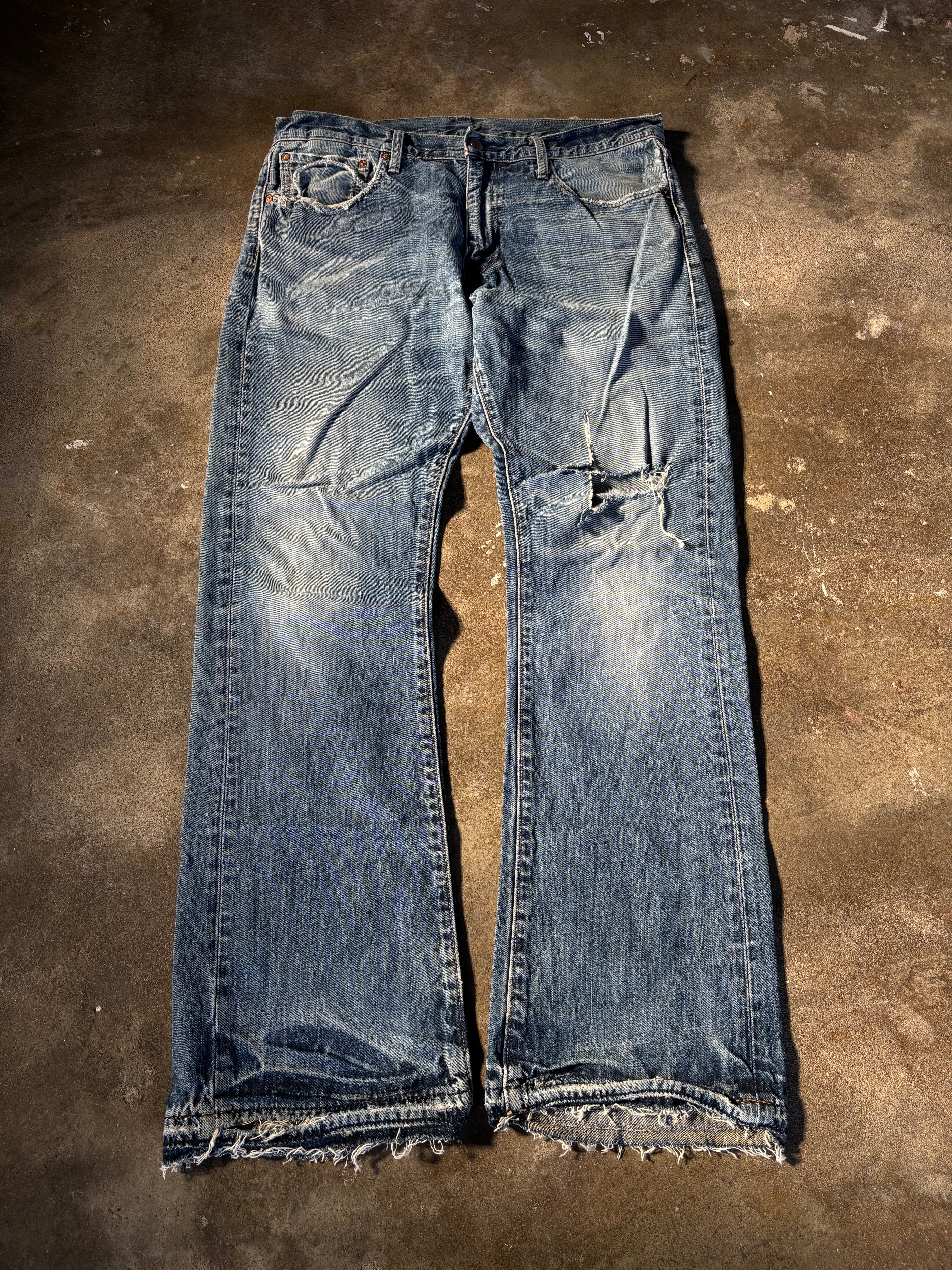 Vintage Distressed Levis 527 Bootcut W 36 L32