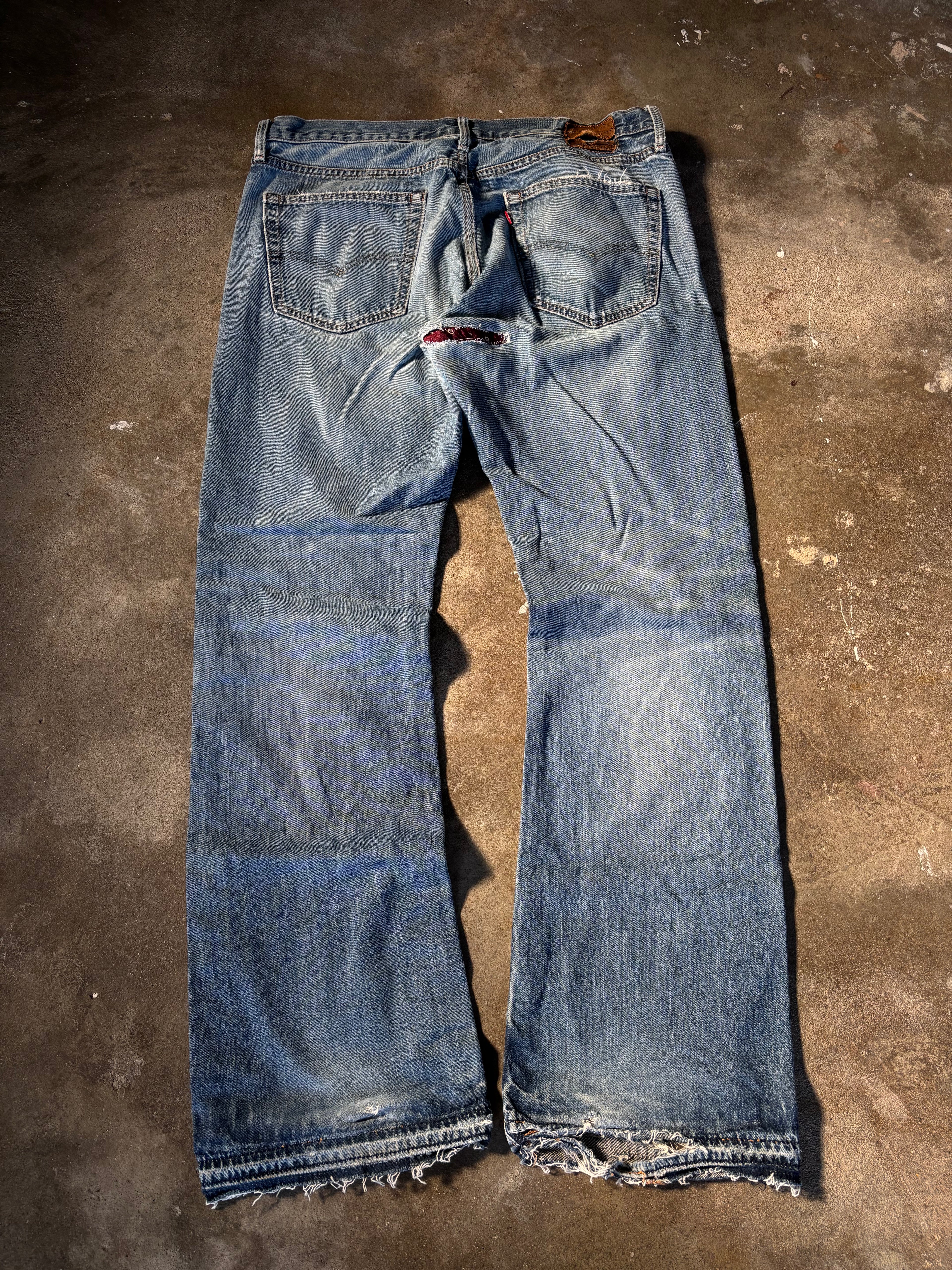 Vintage Distressed Levis 527 Bootcut W 36 L32