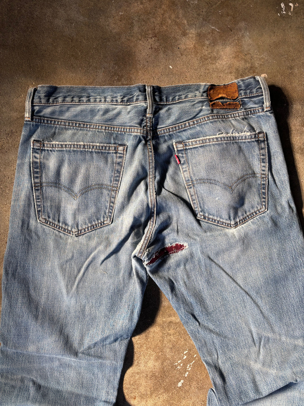 Vintage Distressed Levis 527 Bootcut W 36 L32