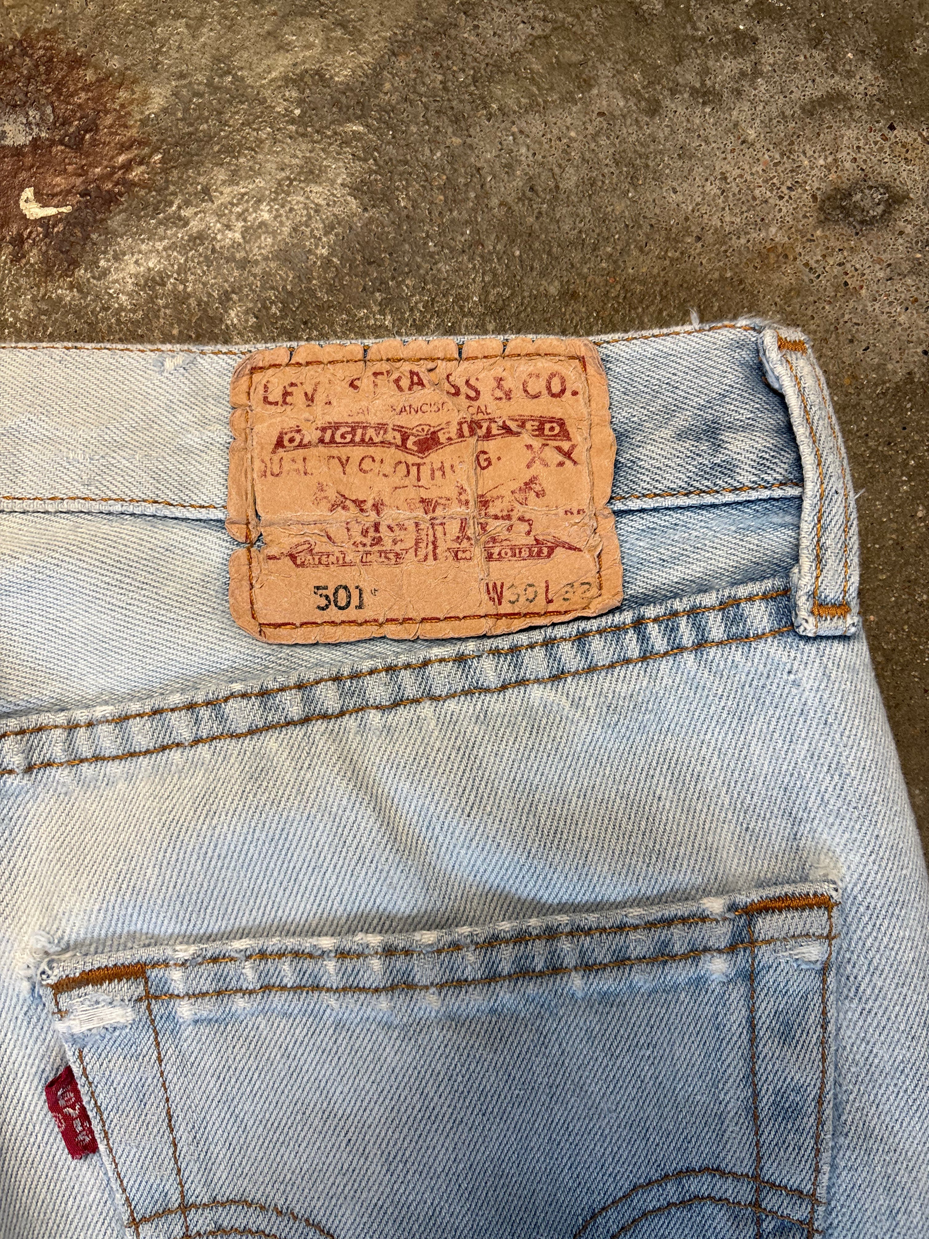 Vintage Levis 501 W 30 L 32