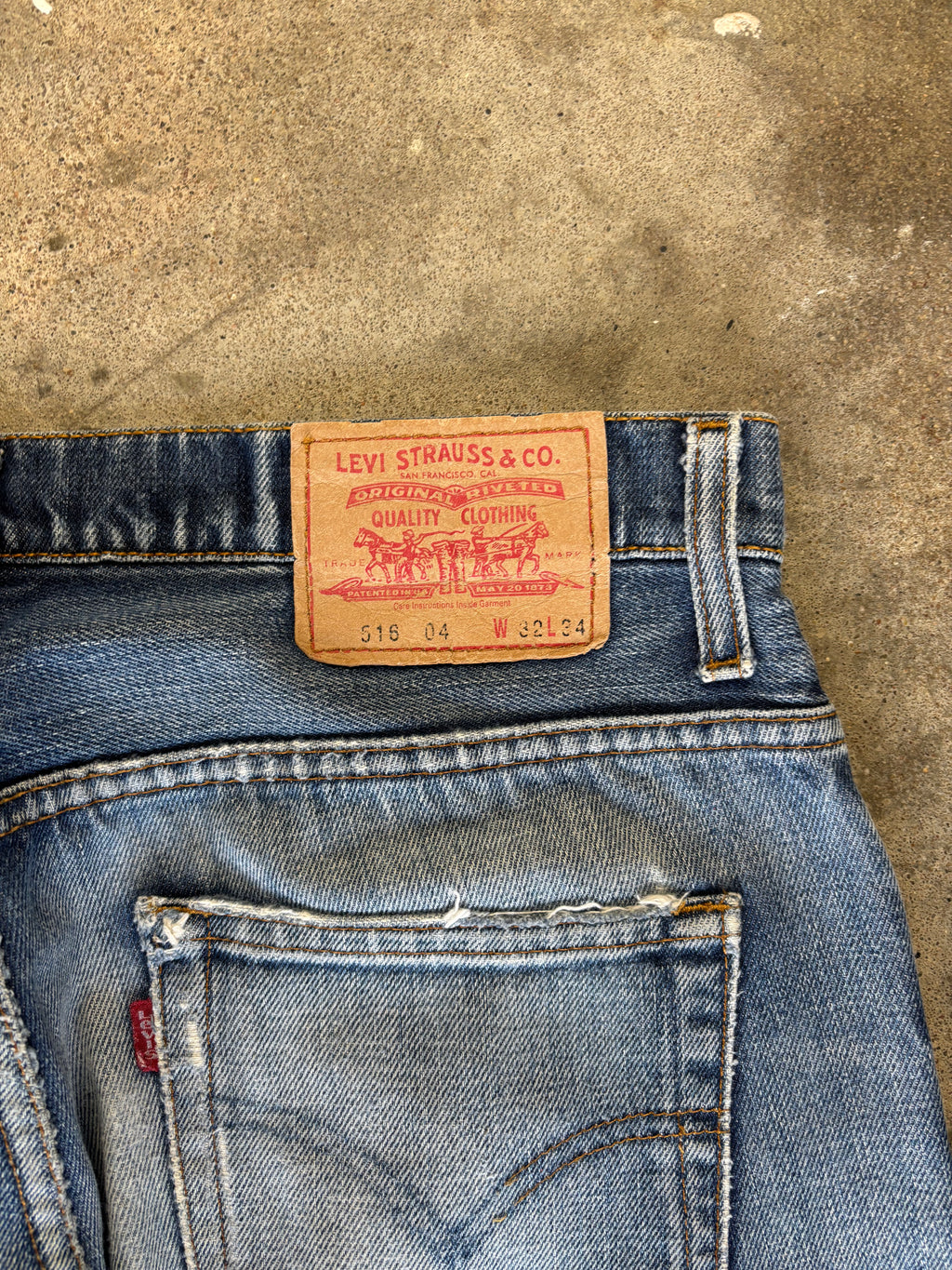 Vintage Levis 516 Bootcut Jeans W 32 L 34