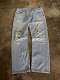 Vintage Distressed Levis 501 W 36 L 32